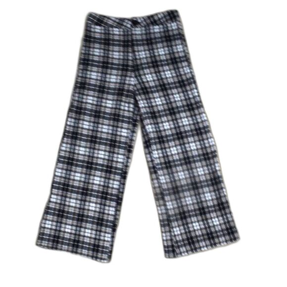 Miss Love Plaid Wide Leg Cropped Pants Women’s Size M Preppy Academia Style - Picture 1 of 11